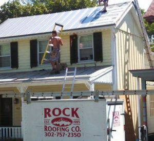 Custom Metal standing seam roof installation Chesapeake City Maryland